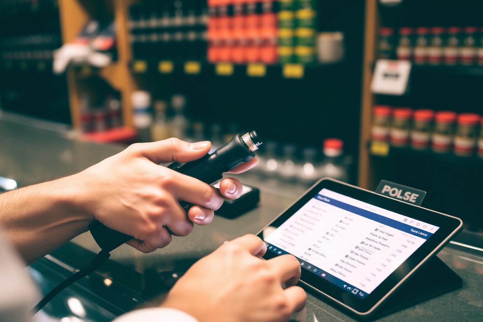 Smoke Shop POS in action